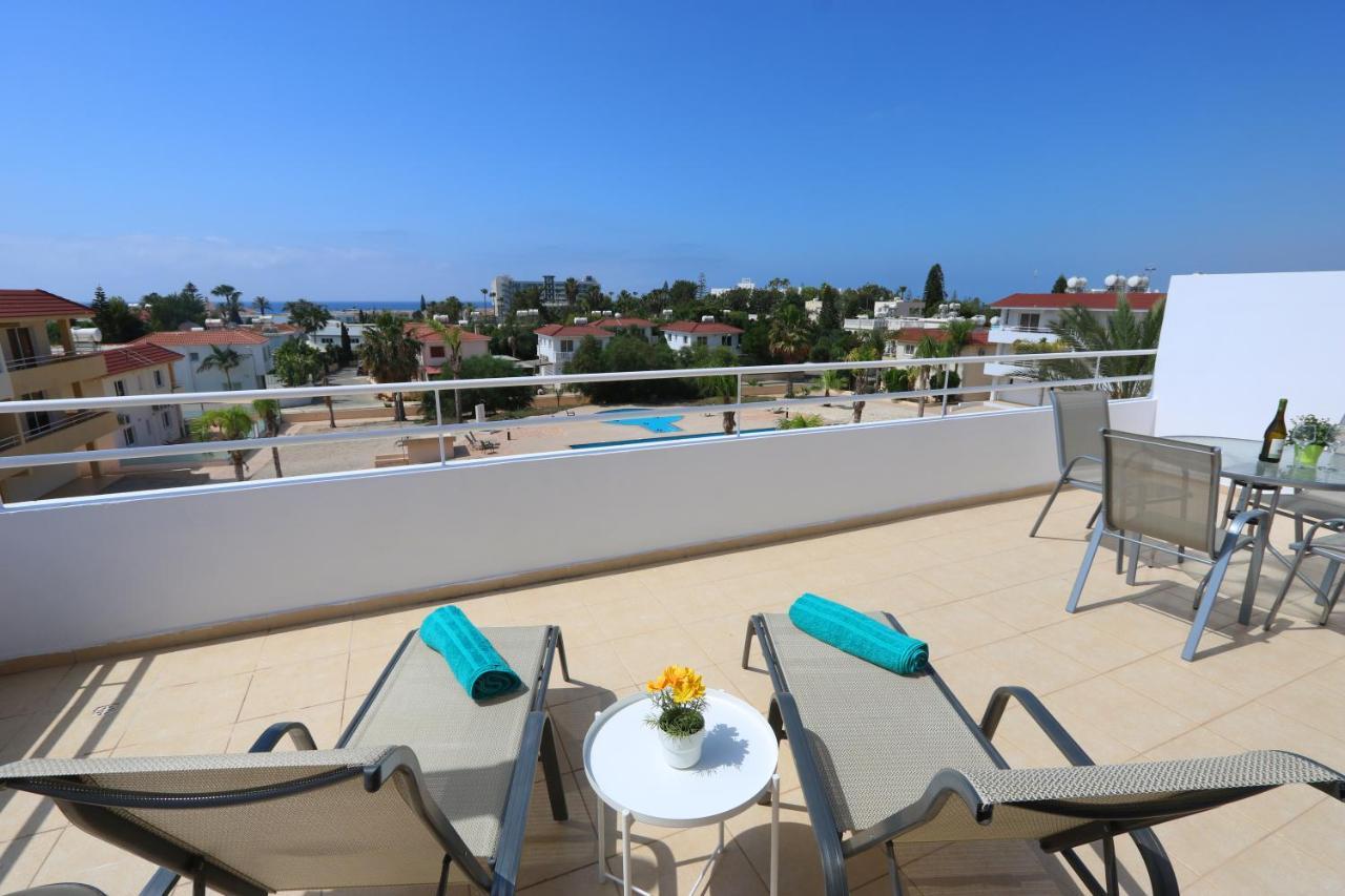 Nissi 3 Amazing Sea View Apartment Ayia Napa Exterior photo